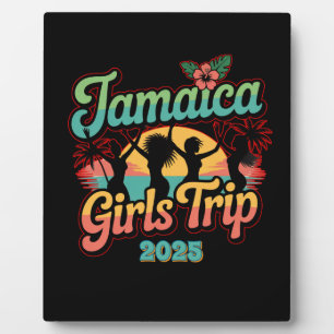 Jamaica Girls Trip Squad 2025 Tropical Vibes Fotoplatte