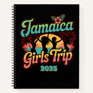 Jamaica Girls Trip Squad 2025 Tropical Vibes Notizbuch