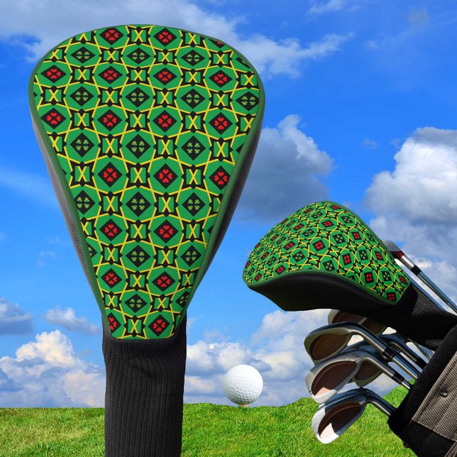 Jamaica Golf, Hearts und Jamaica Flag Mode Golf Headcover (Von Creator hochgeladen)