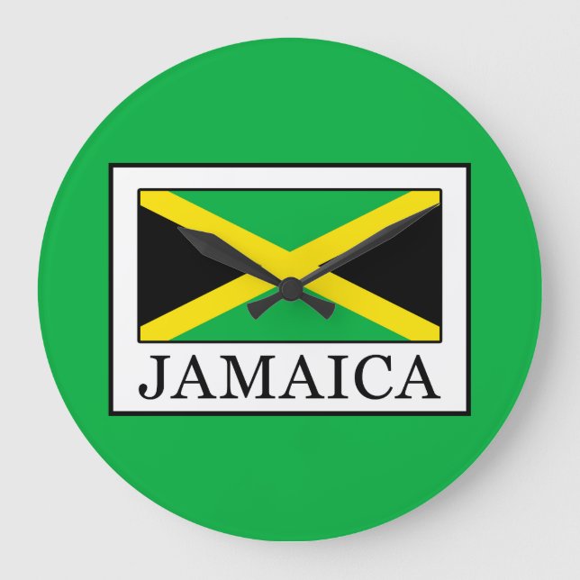 Jamaica Große Wanduhr (Vorderseite)