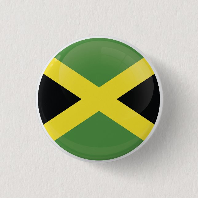 Jamaica-Ikonenflagge Button (Vorderseite)