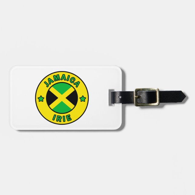 Jamaica Irie Gepäckanhänger (Vorderseite horizontal)