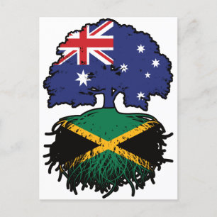 Jamaica Jamaica Australian Australia Tree Roots Postkarte
