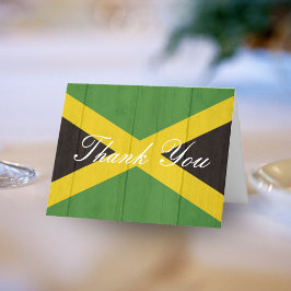 Jamaica Jamaica Wood Picture Foto Wedding Dankeskarte