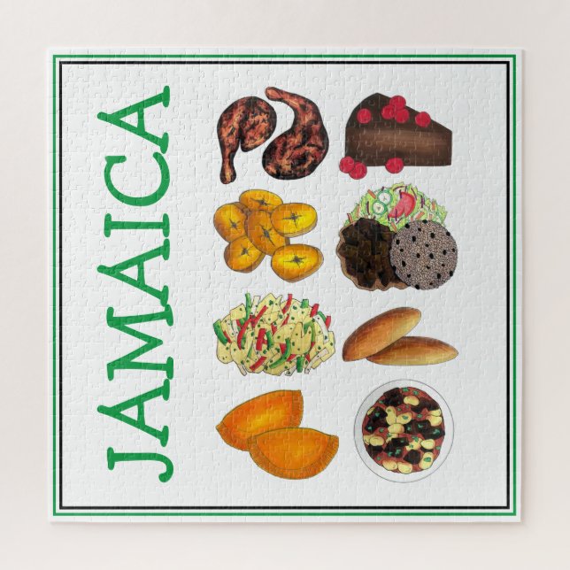 JAMAICA Jamaican Foods Caribbean Island Cuisine (Vertikal)