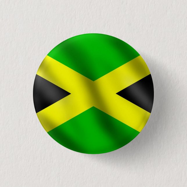 Jamaica Liebe Jah Rastafari Reggae Rasta Button (Vorderseite)