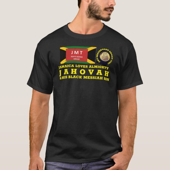 JAMAICA LIEBEN JAHOVAH Basic Dark T - Shirt (Vorderseite)