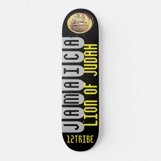 JAMAICA LION OF JUDAH Skateboard (Vorderseite)