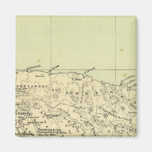 Jamaica Lithographische Karte Magnet