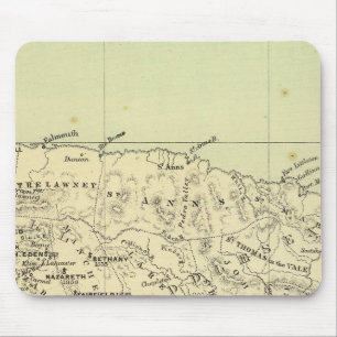 Jamaica Lithographische Karte Mousepad