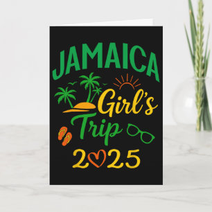 Jamaica Mädchen Reise 2025-coole karibische Urlaub Karte