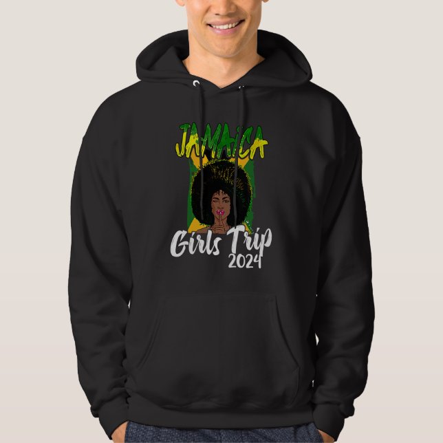 Jamaica Mädchenreise 2024 Junggesellinnenabschied Hoodie (Vorderseite)