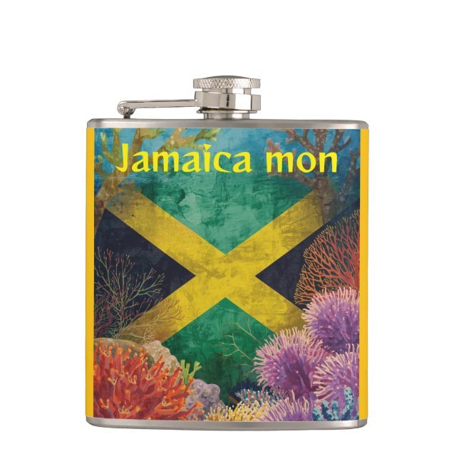 Jamaica mon flachmann (Vorderseite)