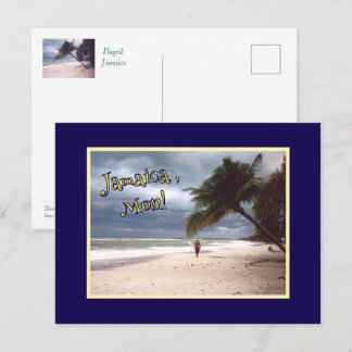 JAMAICA, MON! Negril Strand Postkarte