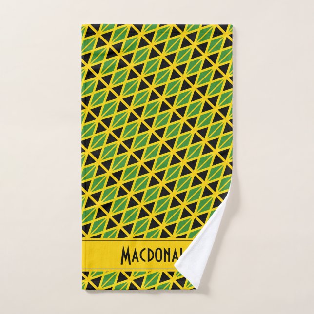 JAMAICA Personalisierter Karnevalsport Handtuch (Handtuch)