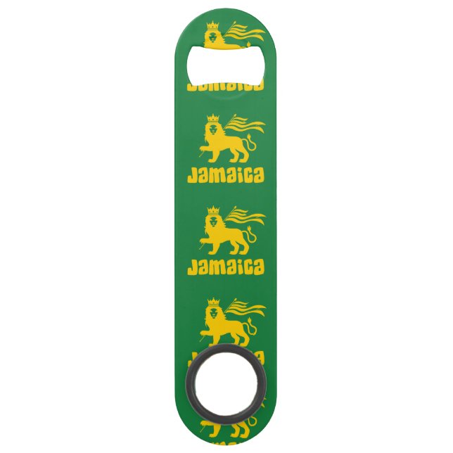 Jamaica Rasta Lion  Speed Flaschenöffner (Vorderseite)