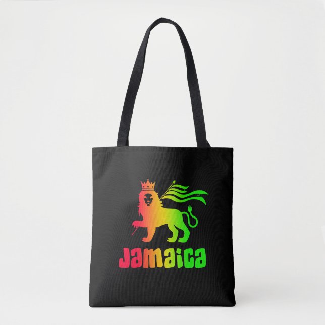 Jamaica Rasta Lion Tasche (Vorderseite)