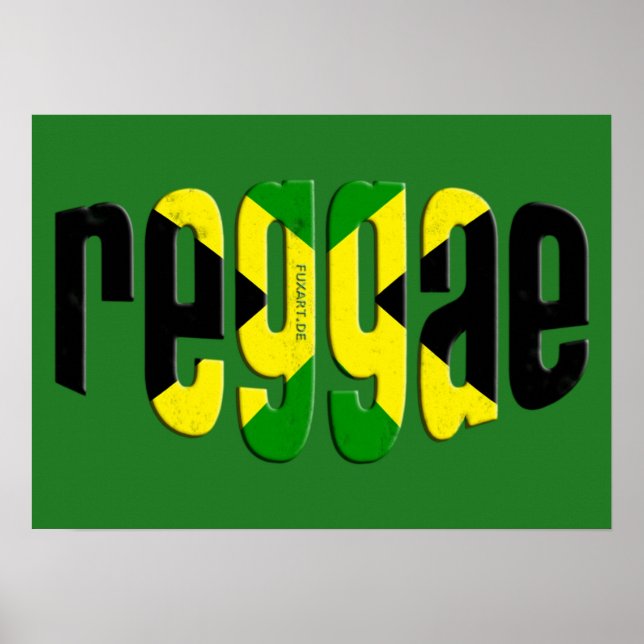 Jamaica-Reggae Poster (Vorne)
