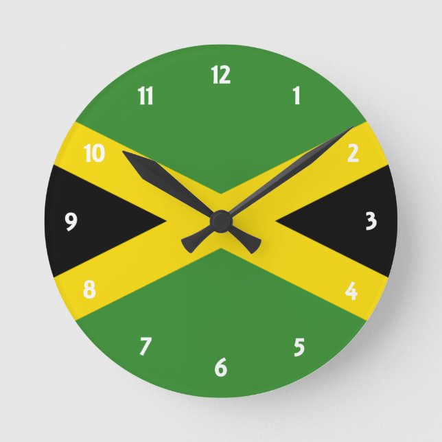 jamaica runde wanduhr (Vorderseite)