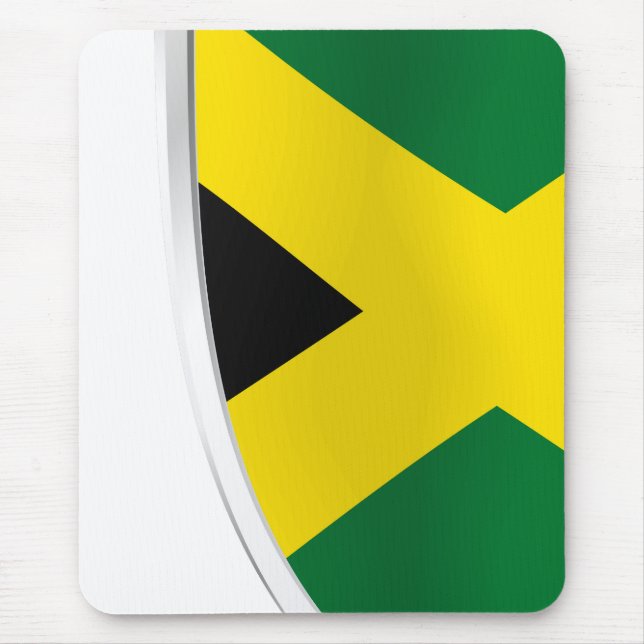 Jamaica Schild Mousepad (Vorne)