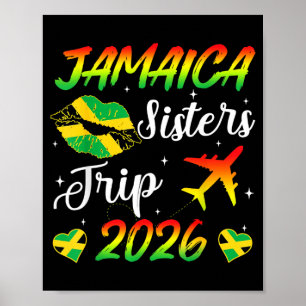Jamaica Schwesternreise 2026 Urlaub Jamaika Reise Poster