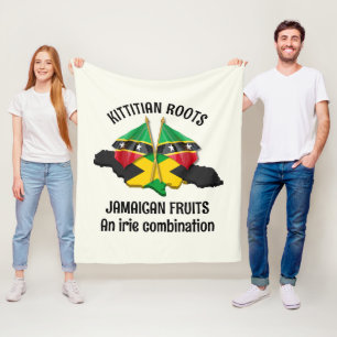 JAMAICA ST KITTS Irie Combination Fleecedecke