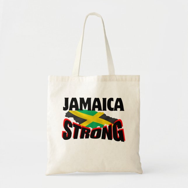Jamaica Strong.w Tragetasche (Vorne)