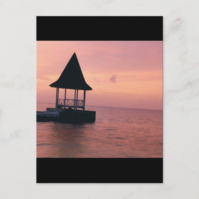 Jamaica Sunset Postkarte (Vorderseite)