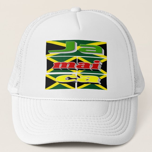 Jamaica Truckerkappe (Vorderseite)