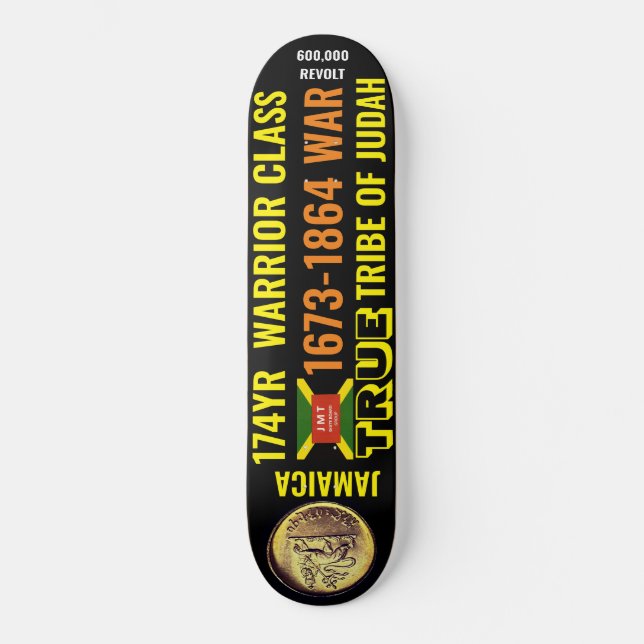 JAMAICA TRUE TRIBE DE JUDAH 174YR Skateboard (Recto)