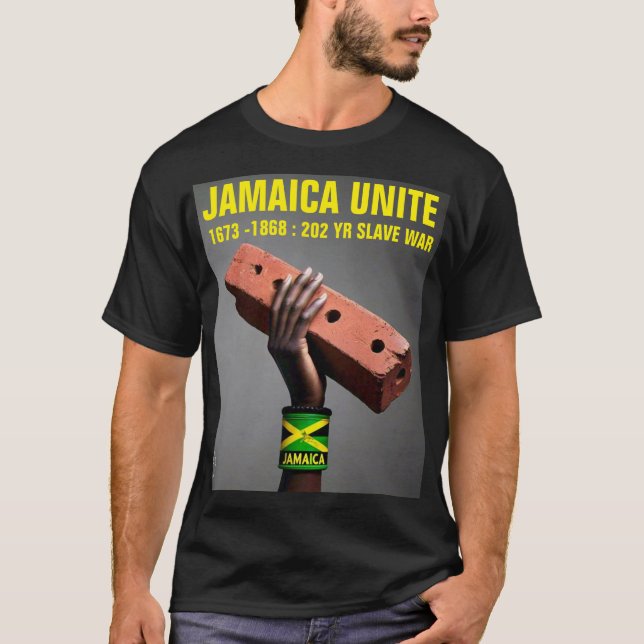 JAMAICA UNITE Basic Dark T - Shirt (Vorderseite)