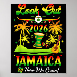 Jamaica Urlaub 2026 Wir Kommen Passende Geburtst Poster