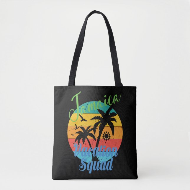 Jamaica Vacation Squad 2024 Familienurlaub Reise Tasche (Vorderseite)