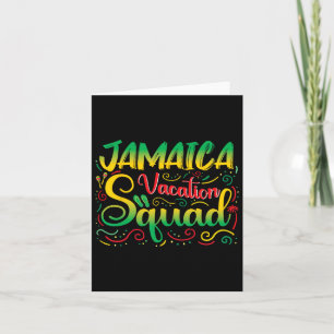 Jamaica Vacation Squad 2025 Outfit Matching Family Karte