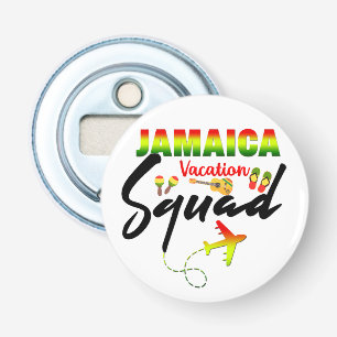 Jamaica Vacation Squad Group Matching Reggae Flaschenöffner
