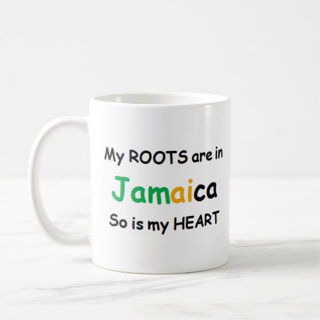 Jamaica-Wurzelkaffee-Tasse Kaffeetasse (Links)