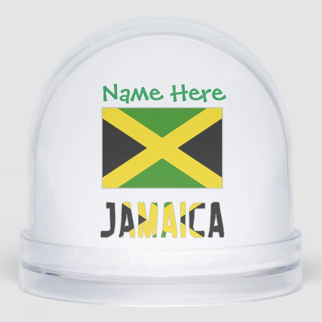 Jamaïcain Drapeau Vert Personnalisé (Avant)
