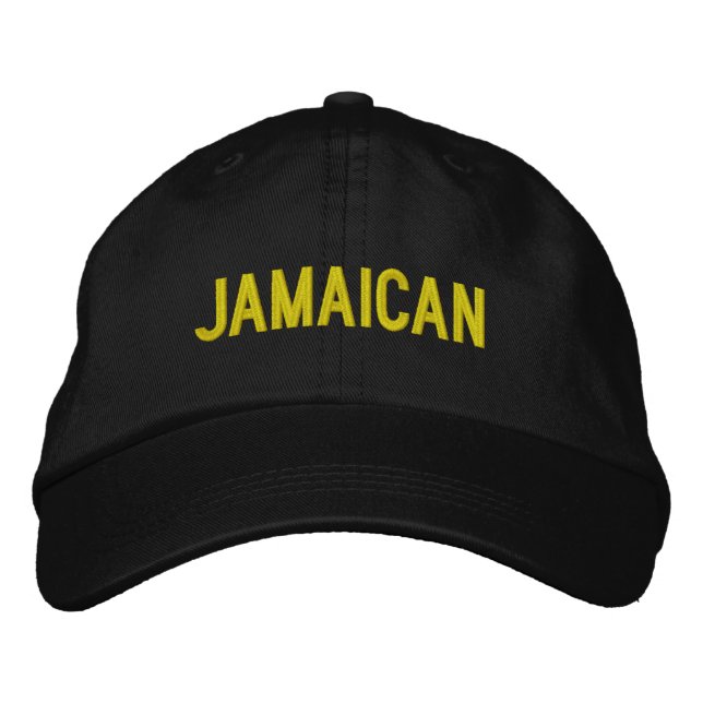 Jamaïcain Personnalisé Casquette ajustable (Devant)