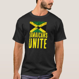 JAMAÏCAINS UNIS T-Shirt foncé de base