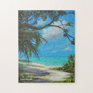 Jamaican Beach Puzzle avec boîte cadeau, 252 pièce