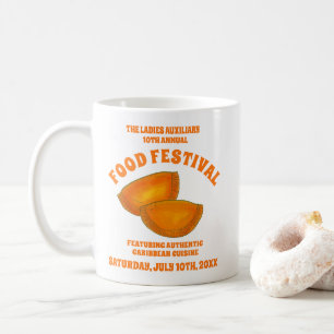 Jamaican Beef Patty Food Fest Karibik Küche Kaffeetasse
