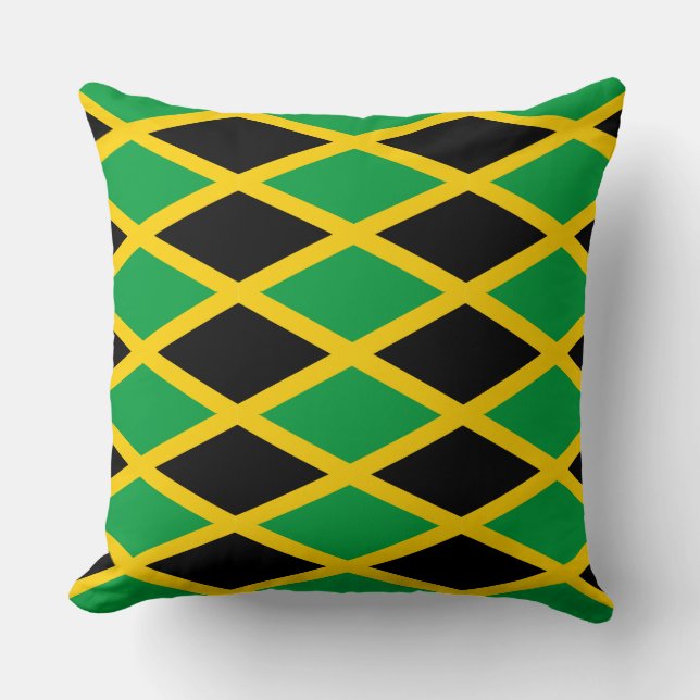 Jamaican flag pattern pillow kissen (Vorderseite)