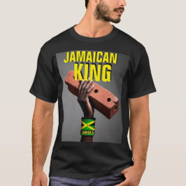 JAMAICAN KING Basic Dark T - Shirt