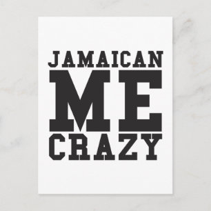 Jamaican Me Crazy Postkarte