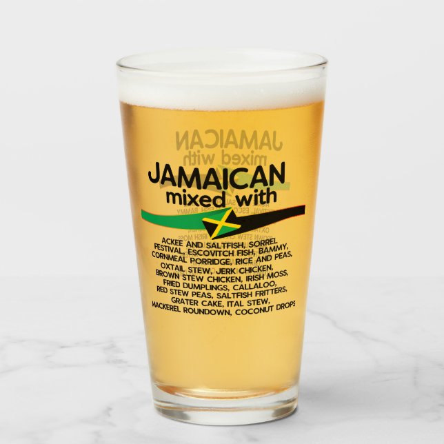 Jamaican Mixed With Jamaica Proud  Glas (Rückseite (gefüllt))