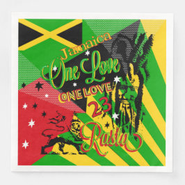 Jamaican Reggae Party Napkin Serviette