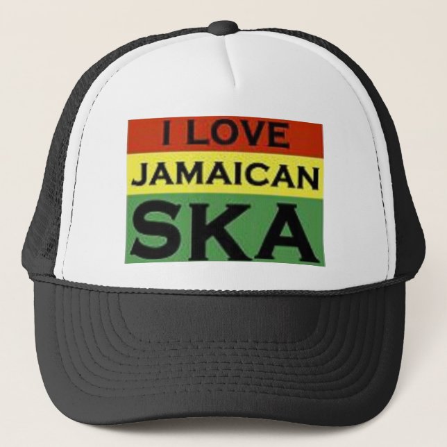 jamaican ska cap truckerkappe (Vorderseite)