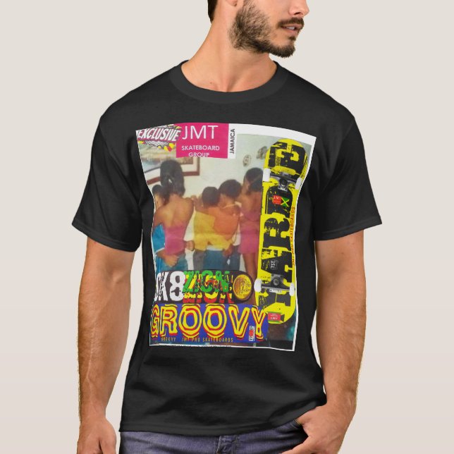 JAMAICAN SLOW DANCE /LIEBE Basic Dunkel T - Shirt (Vorderseite)