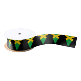 Jamaican Triangle Flags Cake Satinband