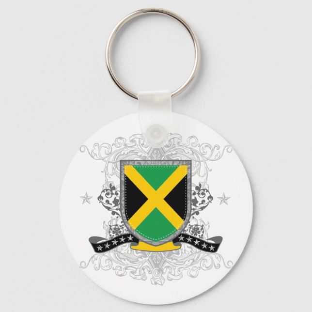 Jamaicashield2 Schlüsselanhänger (Vorderseite)